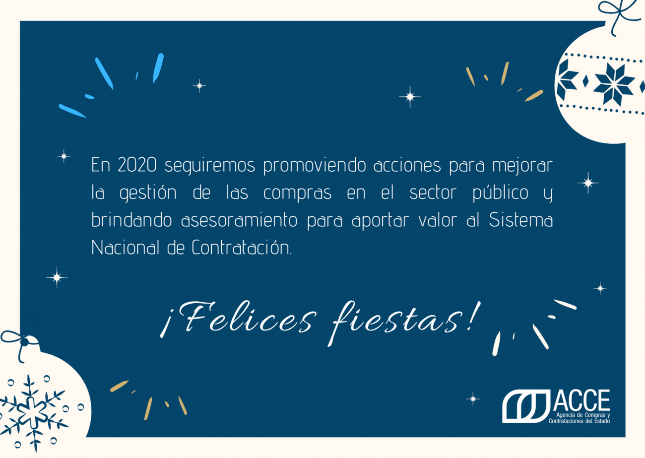 Felices fiestas ""