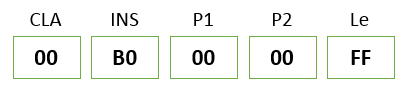 Ejemplo comando readBinary