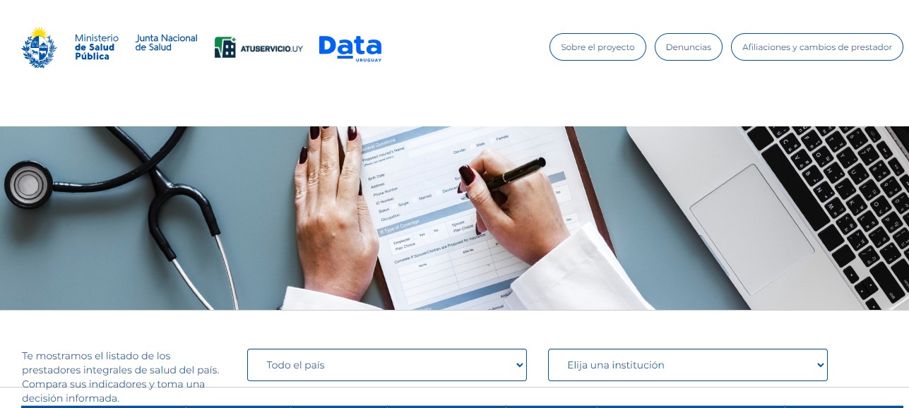 Imagen 6: sitio web de A tu servicio actualizado.