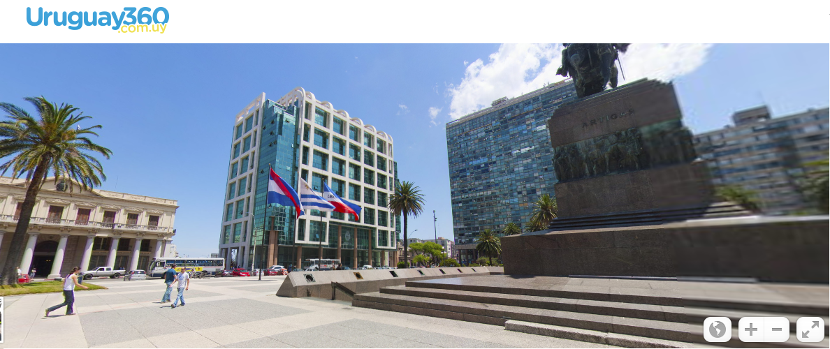 Uruguay 360 imagen de la plaza independencia
