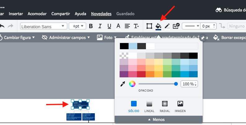 Cambiar color de tarjetas
