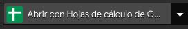 Abrir hoja de calculo