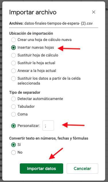 Importar