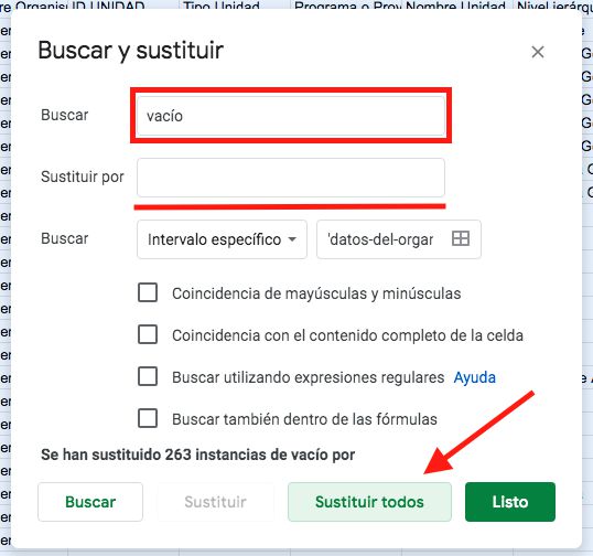 Buscar y sustituir
