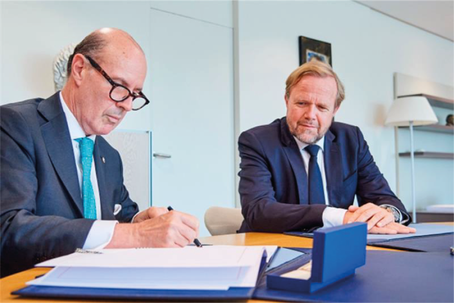Enrique Emilio Loedel Soca y Bjørn Berge