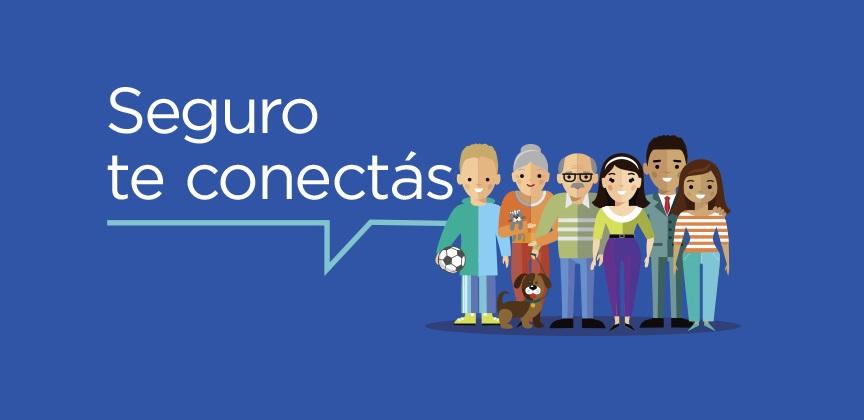 íconos de personas Seguro te Conectás íconos de personas Seguro te Conectás