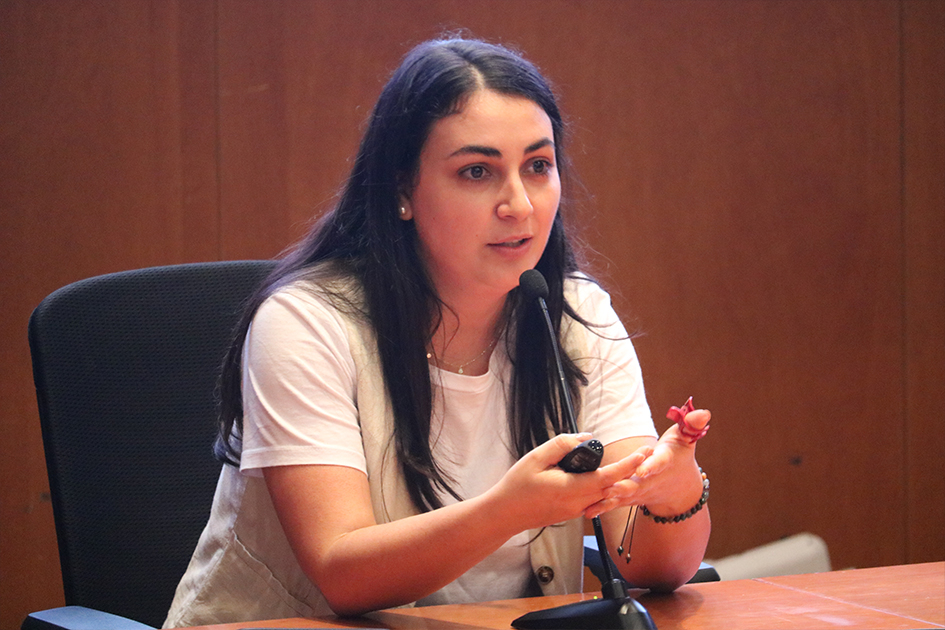 Mariana Ferraro integrante del área de Seguridad de la Información de Agesic. Mariana Ferraro integrante del área de Seguridad de la Información de Agesic.