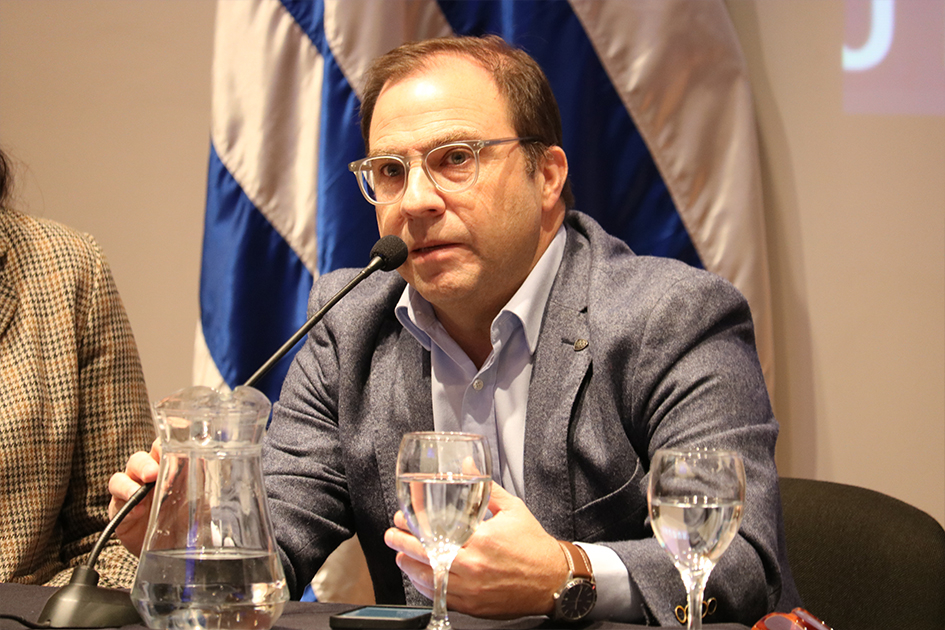 Carlos Acle, presidente de la Cámara Uruguaya de Tecnologías de la Información (Cuti) Carlos Acle, presidente de la Cámara Uruguaya de Tecnologías de la Información (Cuti), participando.