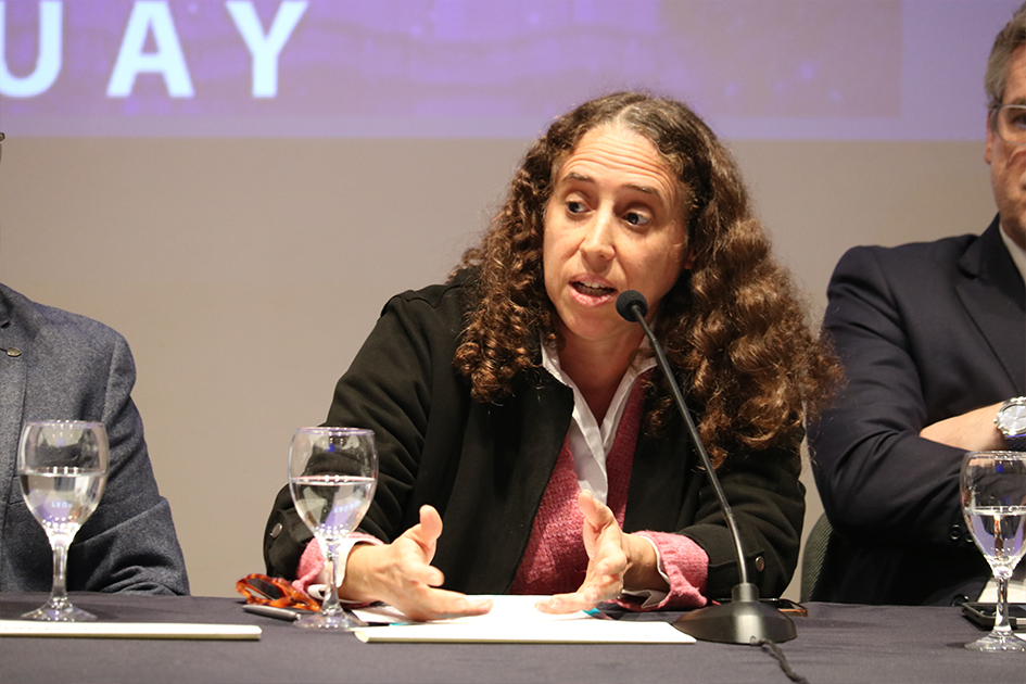 Fiorella Haim, presidenta del Consejo de Dirección de Ceibal Fiorella Haim, presidenta del Consejo de Dirección de Ceibal, participando del panel de autoridades