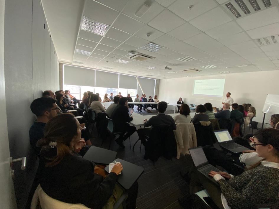 Referentes del ecosistema de salud en la presentación del Conjunto Mínimo de Datos de Laboratorio