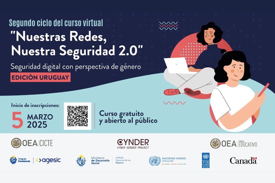 Nuestras Redes, Nuestra Seguridad. Seguridad digital con perspectiva de género Curso virtual: Nuestras Redes, Nuestra Seguridad. Seguridad digital con perspectiva de género.