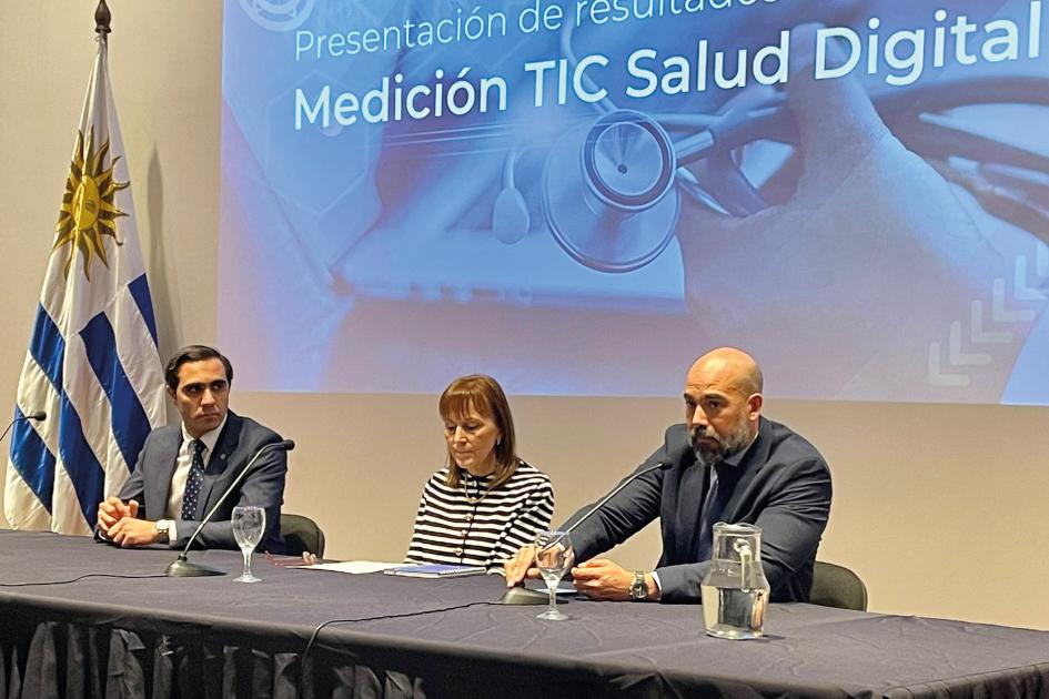 José Luis Satdjian, Alicia Rossi, Hebert Paguas, resultados del informe Medición TIC y Salud José Luis Satdjian, Alicia Rossi, Hebert Paguas, resultados del informe Medición TIC y Salud