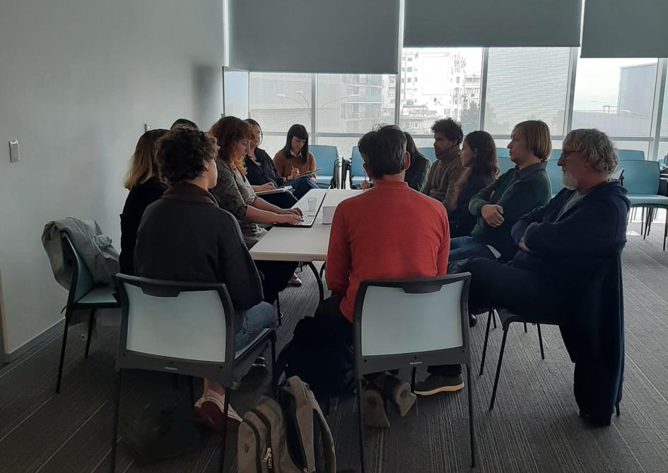 Taller Accesibilidad en la información pública y servicios digitales del Estado Participantes de las mesas en la segunda jornada del Taller