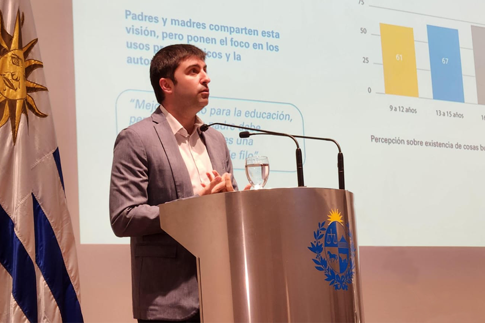 Matías Dodel, representante de la Universidad Católica del Uruguay Matías Dodel, representante de la Universidad Católica del Uruguay