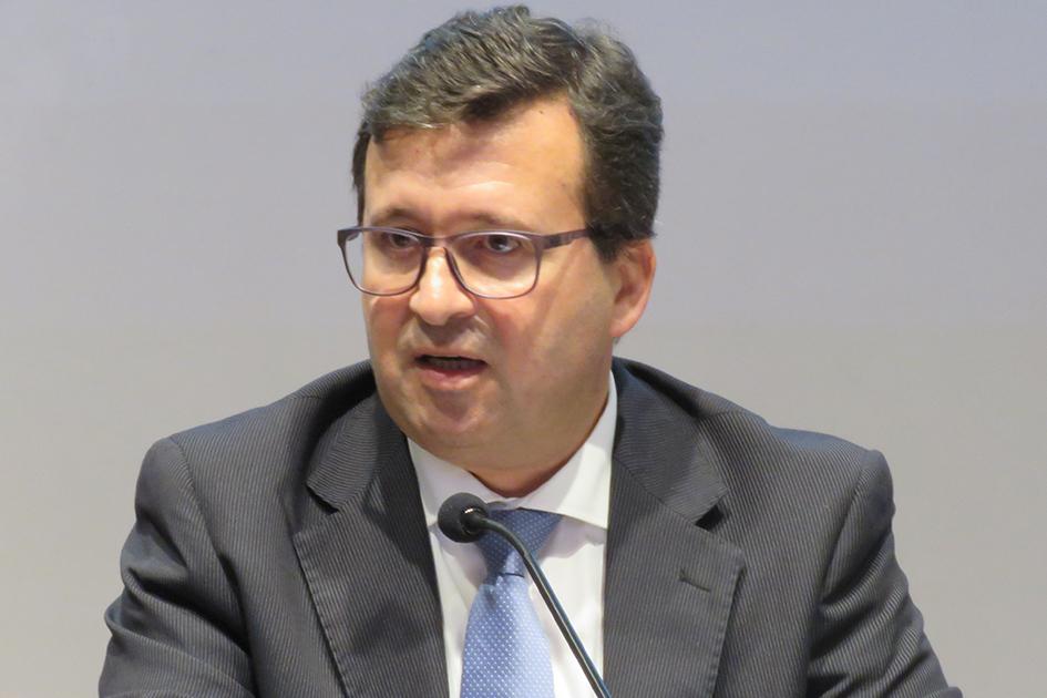 Mauricio Papaleo, director del área de seguridad de Agesic. Papaleo en el lanzamiento del proceso de cocreación de la Estrategia Nacional de Ciberseguridad
