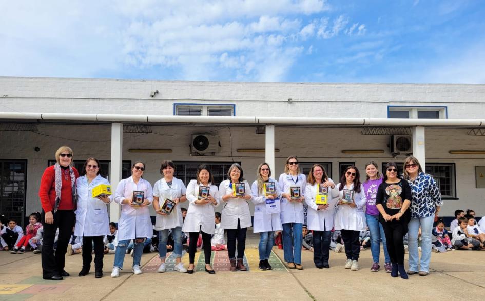 Docentes de la Escuela N.º 154 de Tranqueras