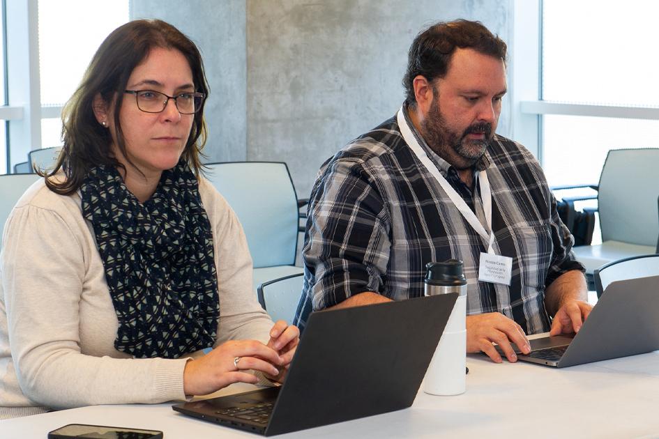 Participantes del Primer Ejercicio Regional de Ciberseguridad para el Cono Sur durante la actividad