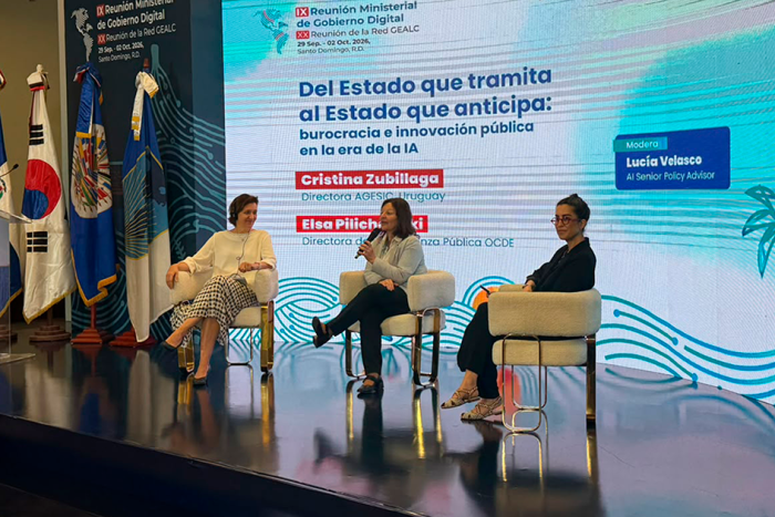 Autoridades en el panel de apertura del día 4 de la Reunión Ministerial