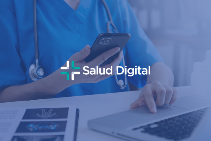 Salud Digital Salud Digital. Persona utilizando un celular.