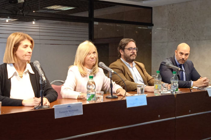 Fernanda Maldonado, Beatriz Argimón, Ignacio Buffa y Hebert Paguas 