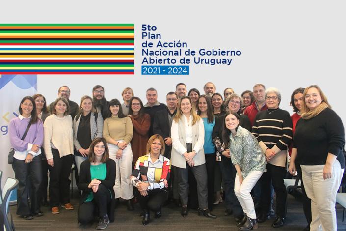 Participantes de rendición de cuentas del Quinto Plan de Acción Nacional de Gobierno Abierto