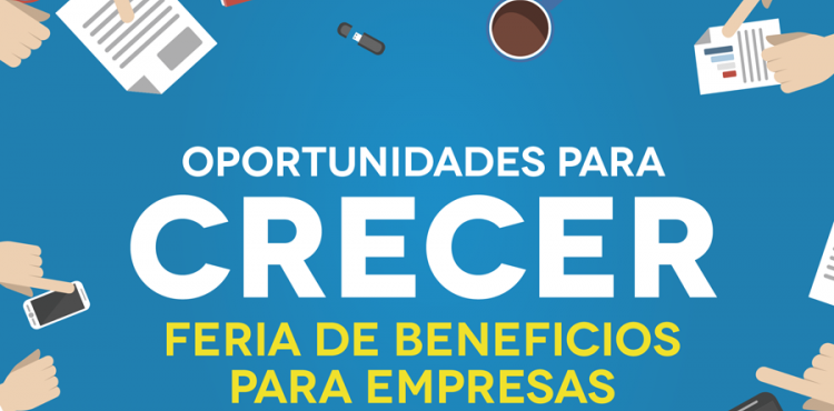 Afiche feria de beneficios para empresas