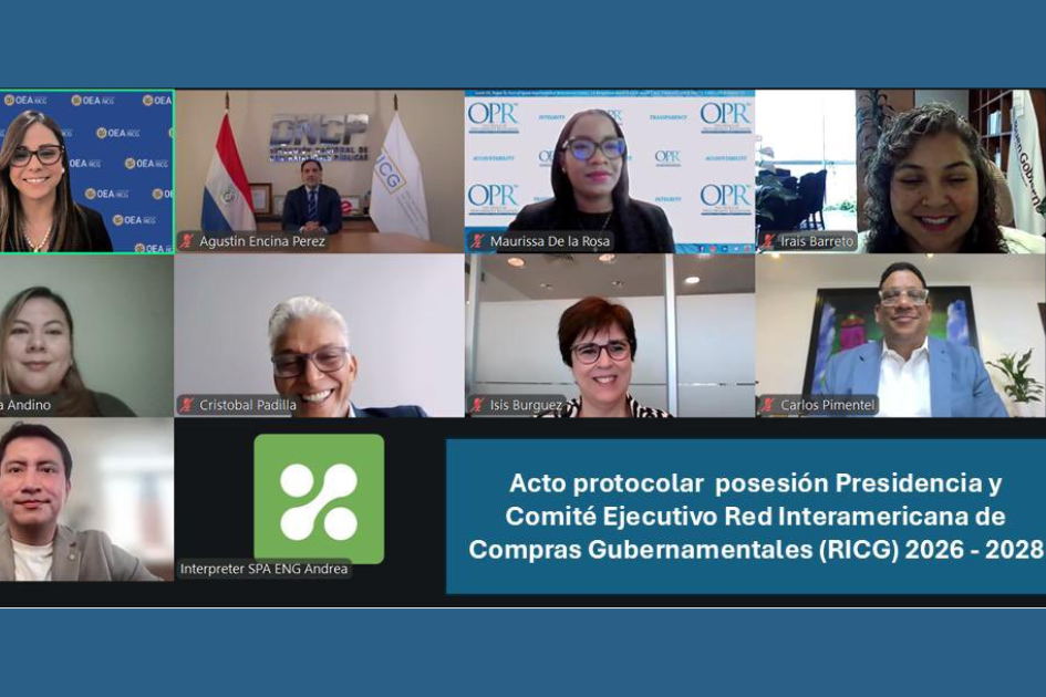 Asunción nuevas autoridades en RICG