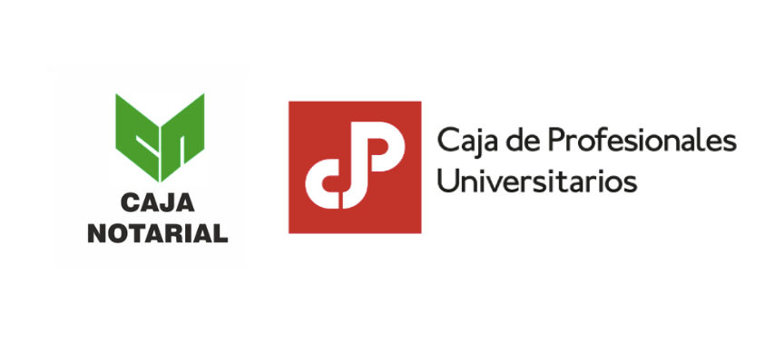 Logo de la Caja de Profesionales y la Caja Notarial