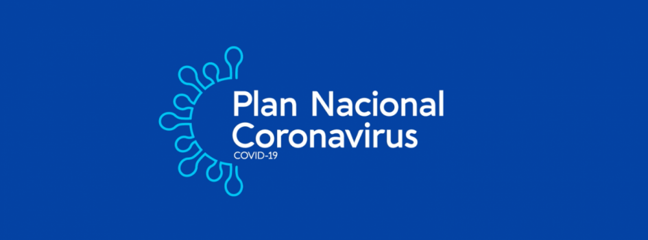 COVID-19 Logo de la campaña Plan Nacional Coronavirus Covid-19