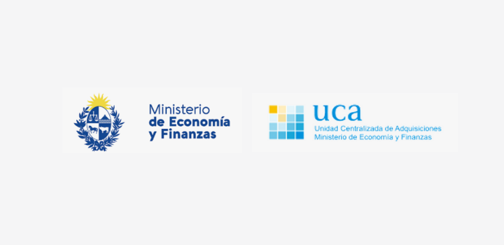 Logo del Ministerio de Economía y Finanzas y logo de Unidad Centralizada de Adquisiciones 