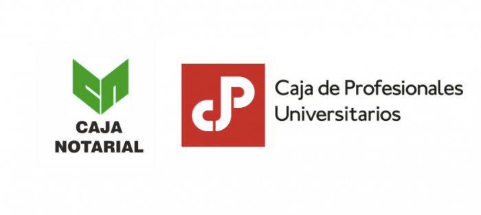 Comunicado Logo de la Caja de Profesionales y la Caja Notarial