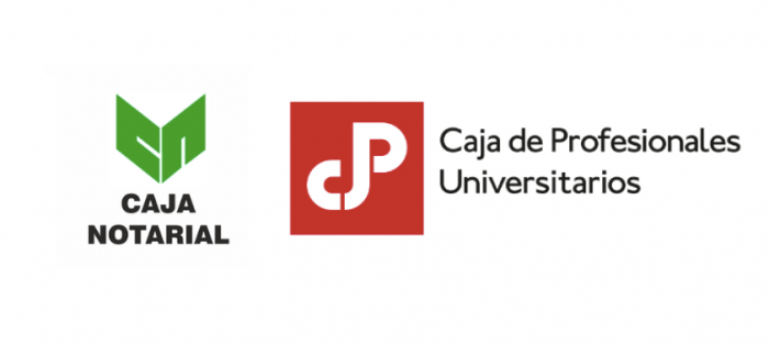 Logo de la Caja de Profesionales y la Caja Notarial