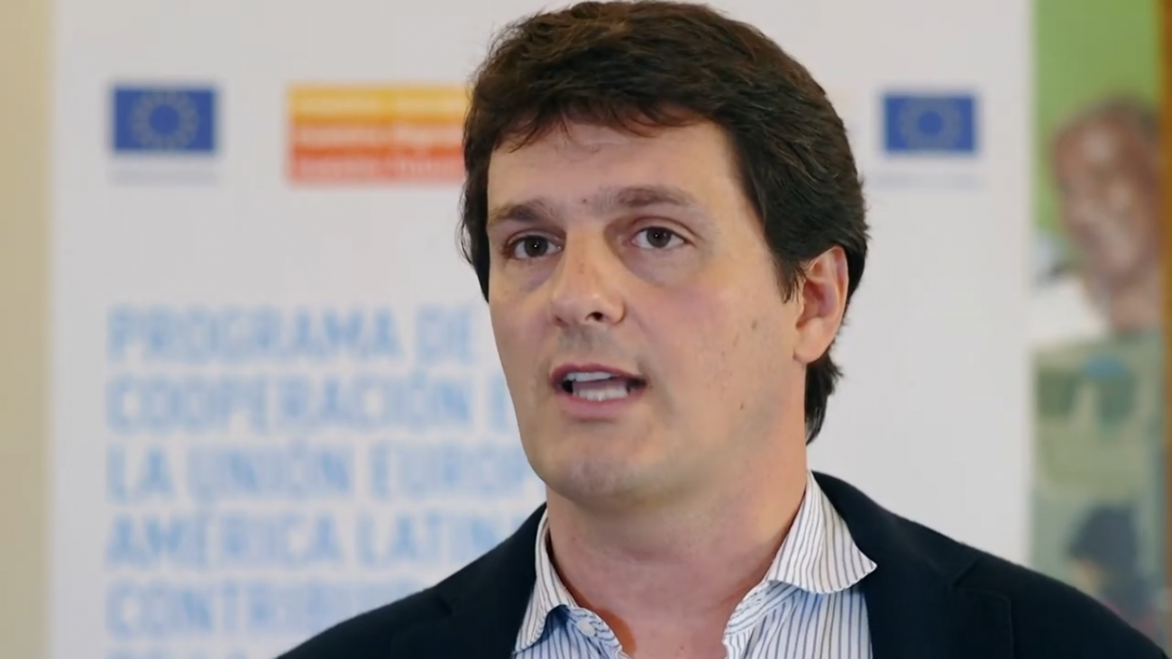 Andrea Mónaco, técnico sénior del área de Políticas Sociales de EUROsociAL+,