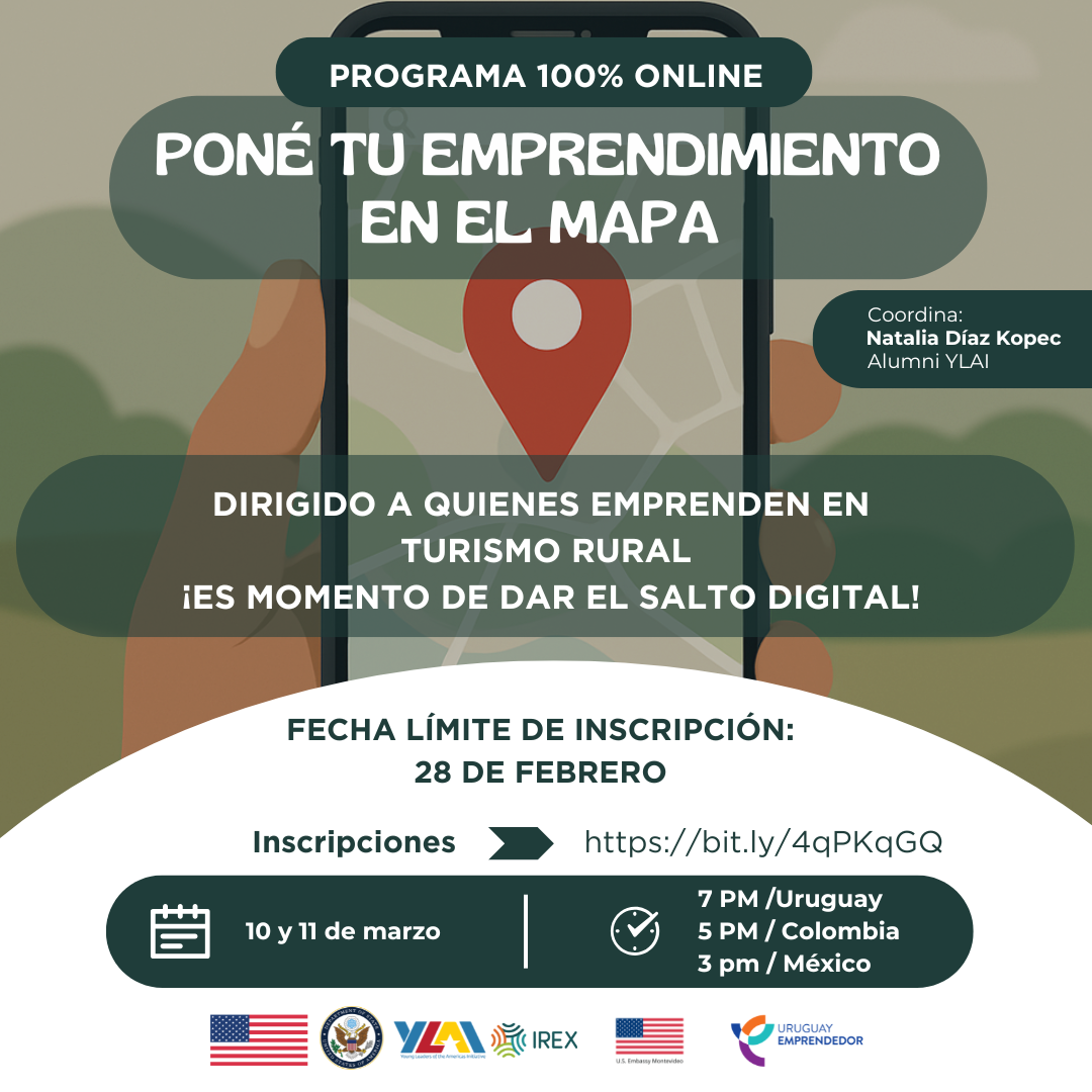 Poné tu emprendimiento en el mapa