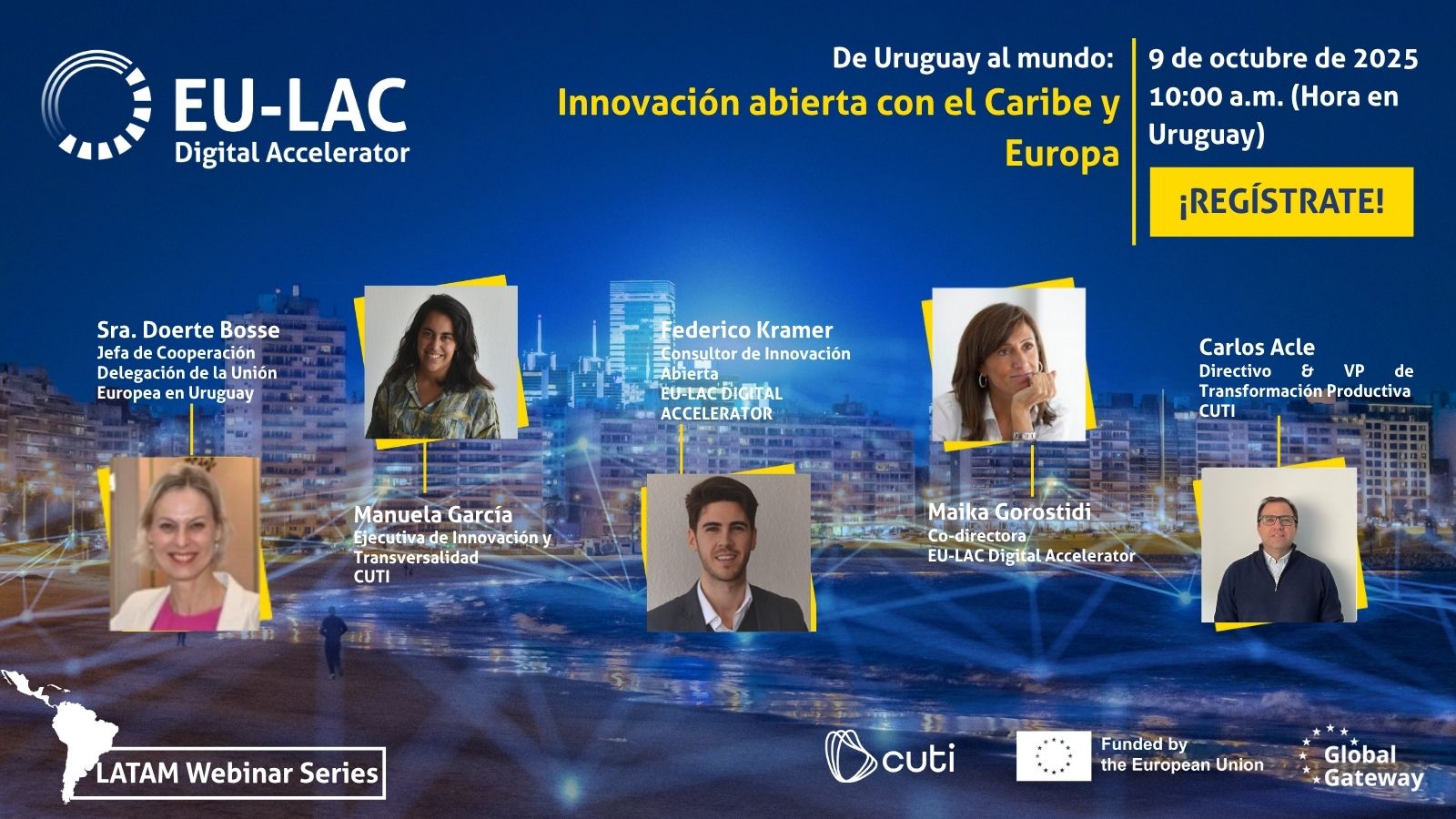 De Uruguay al mundo: Innovación abierta con el Caribe y Europa