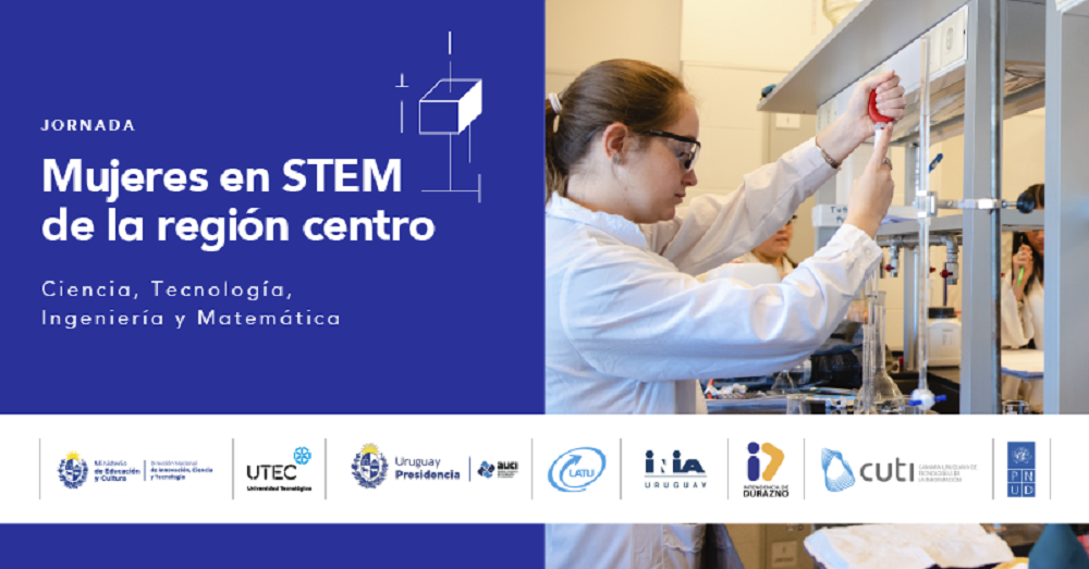 Convocatoria a participar en Mujeres en STEM de la región Centro de Uruguay