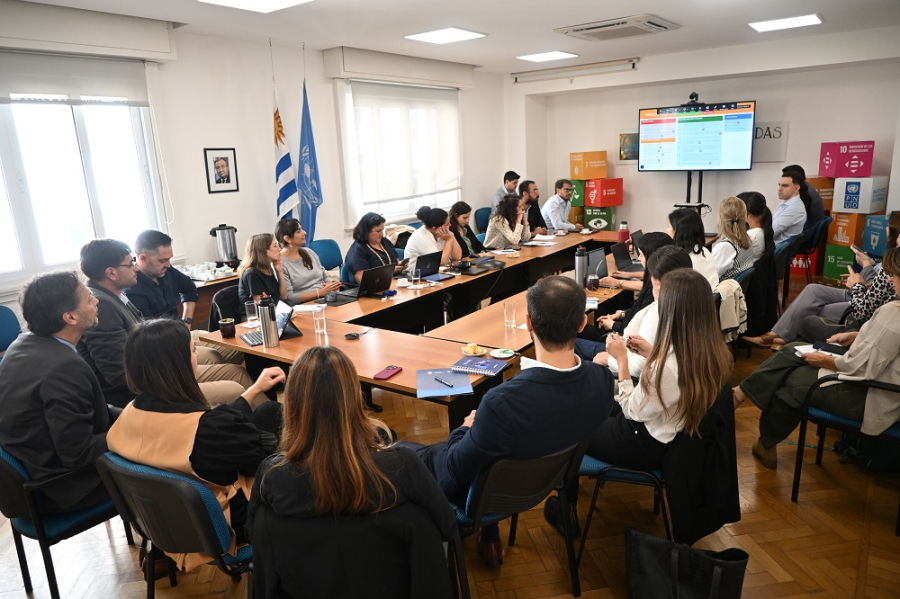 Reunión de equipos técnicos del PNUD Uruguay y AUCI.