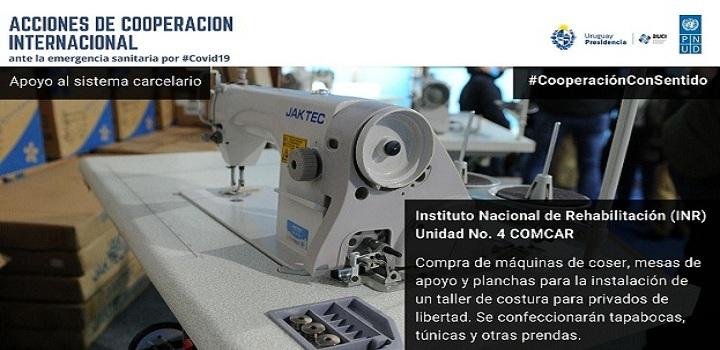 Máquinas de coser al Instituto de Rehabilitación