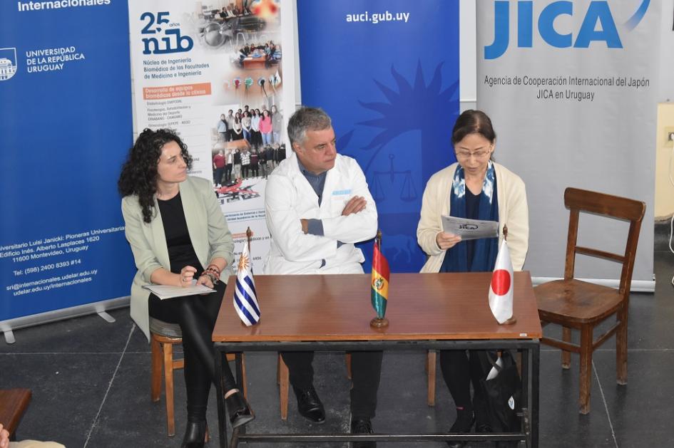 Cooperación Triangular entre Japón, Uruguay y Bolivia