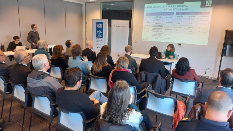 Presentación de diagnóstico sobre sistema de alerta temprana (SAT) multiamenazas en Uruguay Presentación de diagnóstico sobre sistema de alerta temprana (SAT) multiamenazas en Uruguay