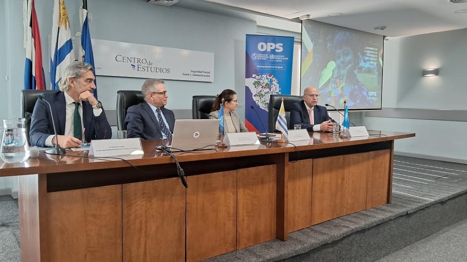 Lanzamiento de estrategia de cooperación entre OPS/OMS y Uruguay Lanzamiento de estrategia de cooperación entre OPS/OMS y Uruguay