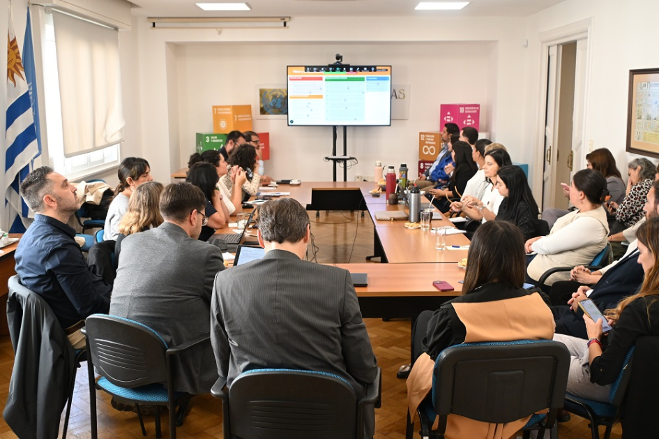 Reunión de equipos técnicos del PNUD Uruguay y AUCI.
