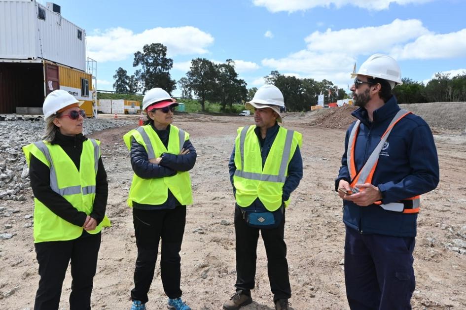 Equipos técnicos realizando visitas en el territorio en Uruguay.