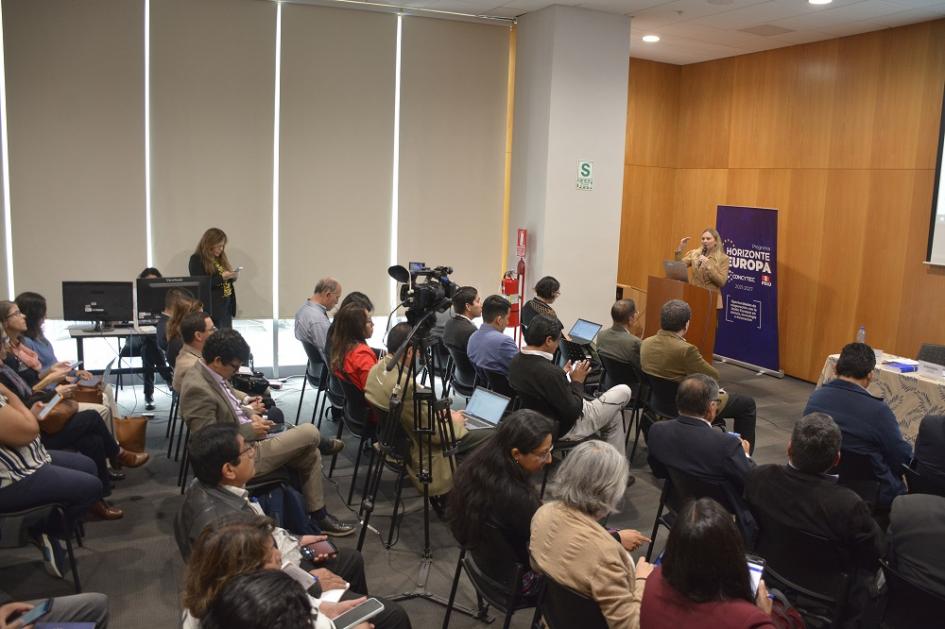 Talleres Programa Horizonte Europa en Lima, Perú.