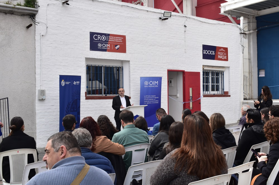 Centro de Referencia y Orientación para personas migrantes en el Club Nacional de Football