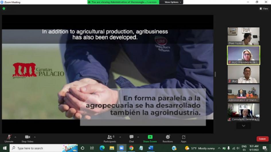 Representantes de Shennongjia y Grutas del Palacio acuerdan acciones de cooperación técnica Representantes de Shennongjia y Grutas del Palacio acuerdan acciones de cooperación técnica
