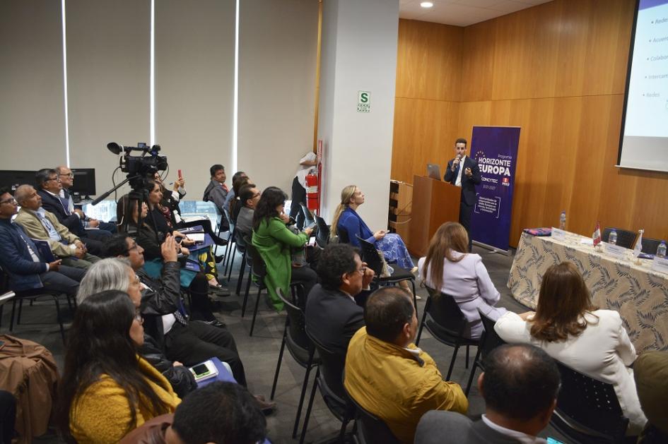 Talleres Programa Horizonte Europa en Lima, Perú.