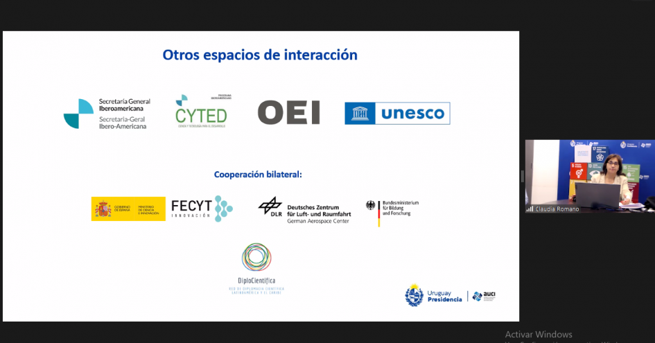 AUCI realizó presentación de cooperación internacional en curso sobre diplomacia científica.