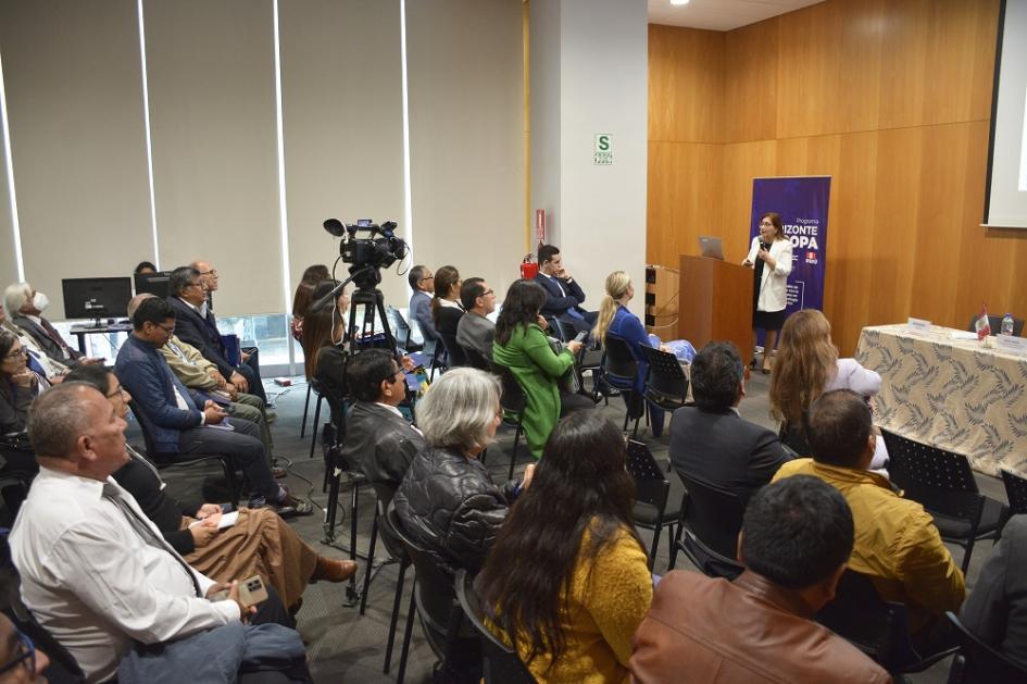 Talleres Programa Horizonte Europa en Lima, Perú.