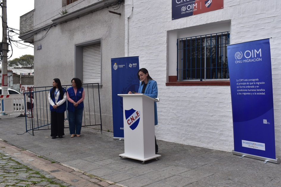 Centro de Referencia y Orientación para personas migrantes en el Club Nacional de Football